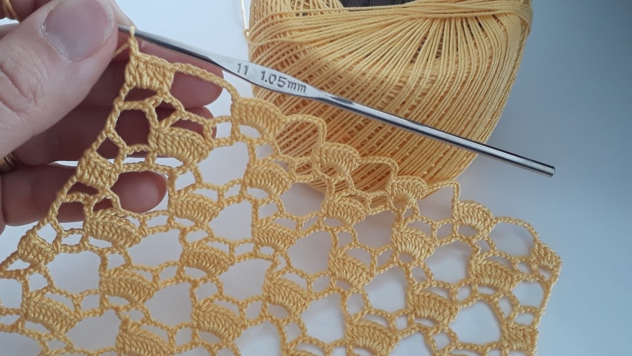 SUPER Easy Beautiful File Crochet Pattern Knitting Online Tutorial for Beginners crochet.dantel