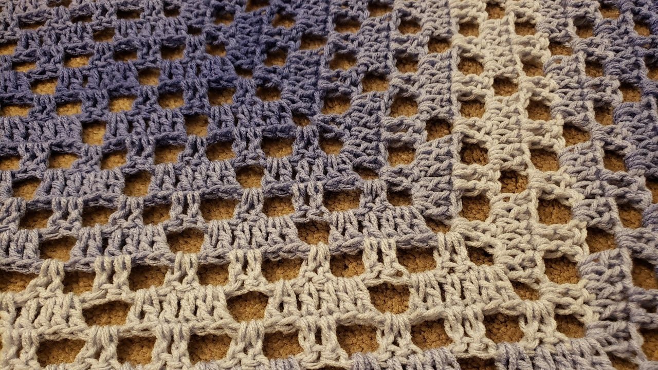 The Beautifully Basic Filet Shawl - Crochet Tutorial!