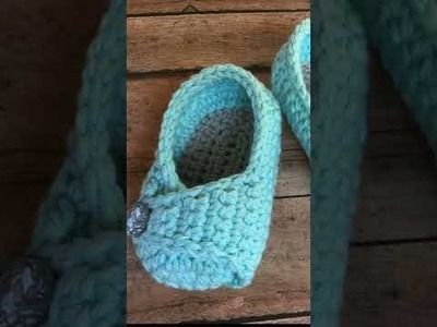Top Trendy Crochet Baby Shoes Ideas || Knitting Booties For Baby Girls #shorts #handmadedesign