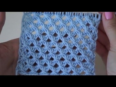 ????Amazing ????☑️ Pretty lace stitch Knitting pattern.