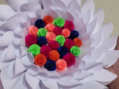Beautiful Amazing and Very Unique Paper Flower Wall, Rose Flower by CraftCarry
