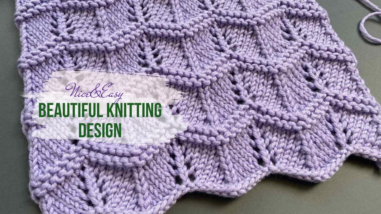???????? Beautiful knitting pattern????????  Free Knitting Pattern. SUPER EASY AND PRETTY PATTERN????????