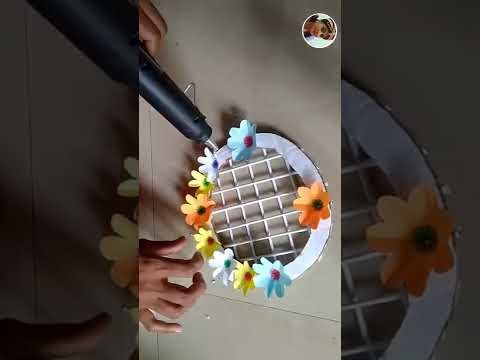 Beautiful Paper Flower Making | Paper Crafts | Home Decor | Paper Flowers | Crafts | DIY