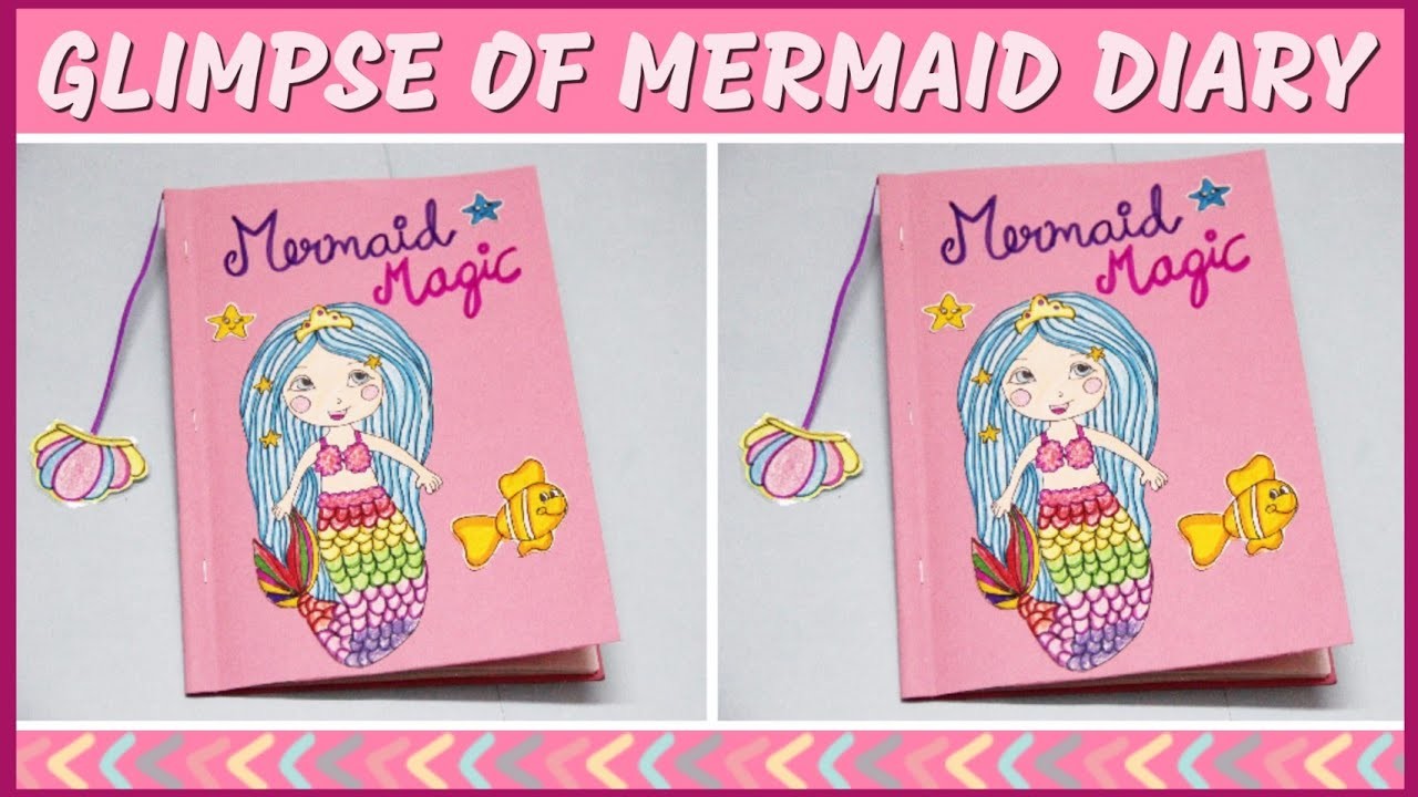 (DAY-5) Handmade Mermaid Diary ???? #shorts #youtubeshorts #viral