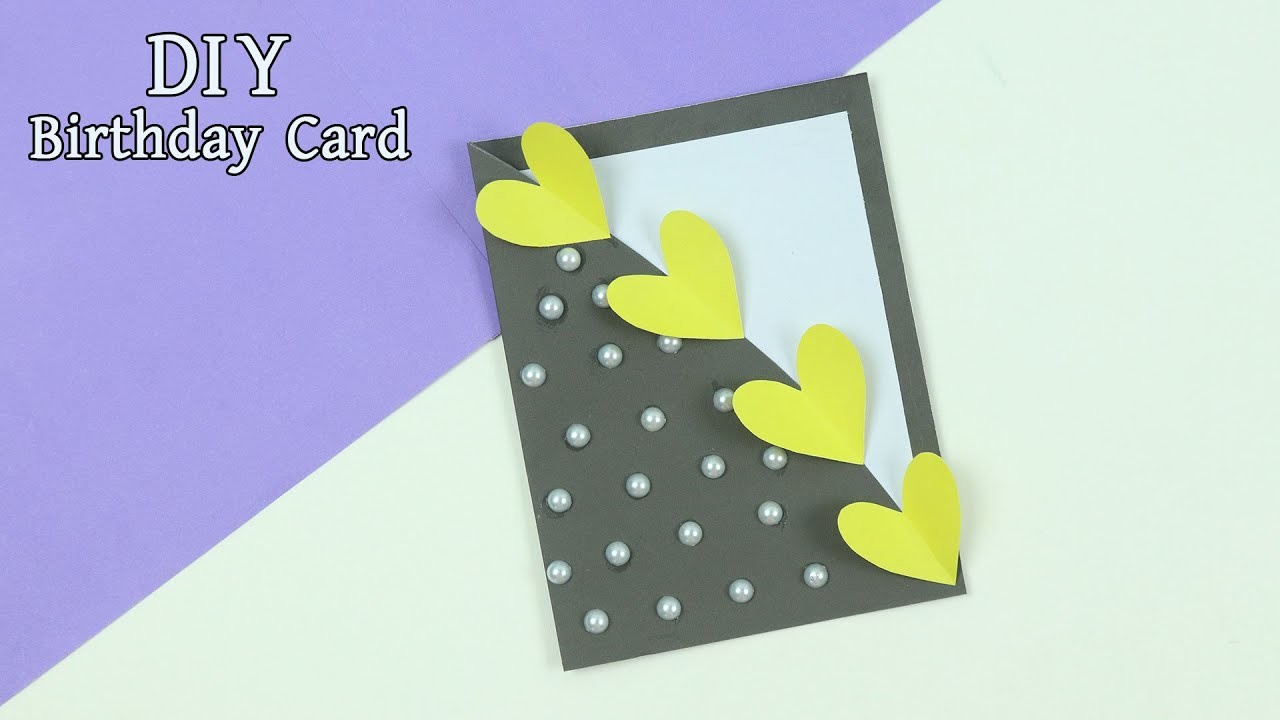 DIY Birthday Card Making. Easy Brithday Card Idea. How to make Paper Birthday Card #Shorts