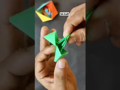 DIY Easy Infinity  Paper Craft Idea | Origami Paper Craft Idea#sacraft #shorts#papercraft #trending
