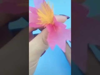 DIY paper flower simple ???????? #shorts
