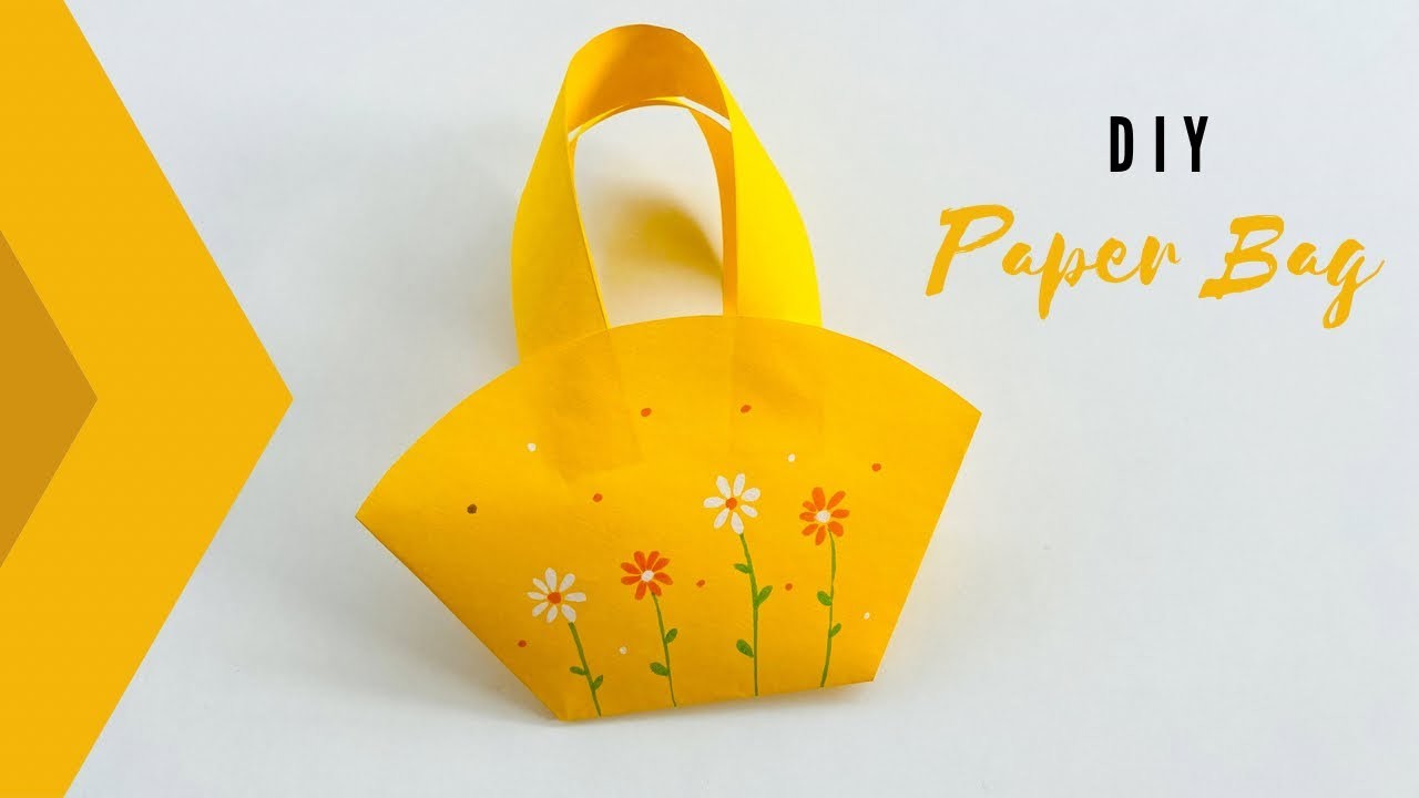 DIY Paper Gift Bag | Teachers Day Gift Ideas | Easy DIY Paper Crafts | Paper Handbag