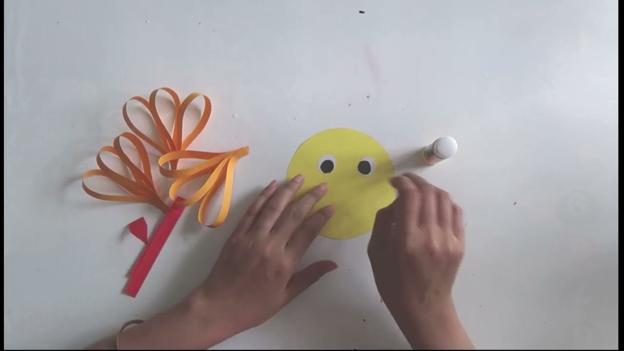 DIY School -  Chicken family paper crafts