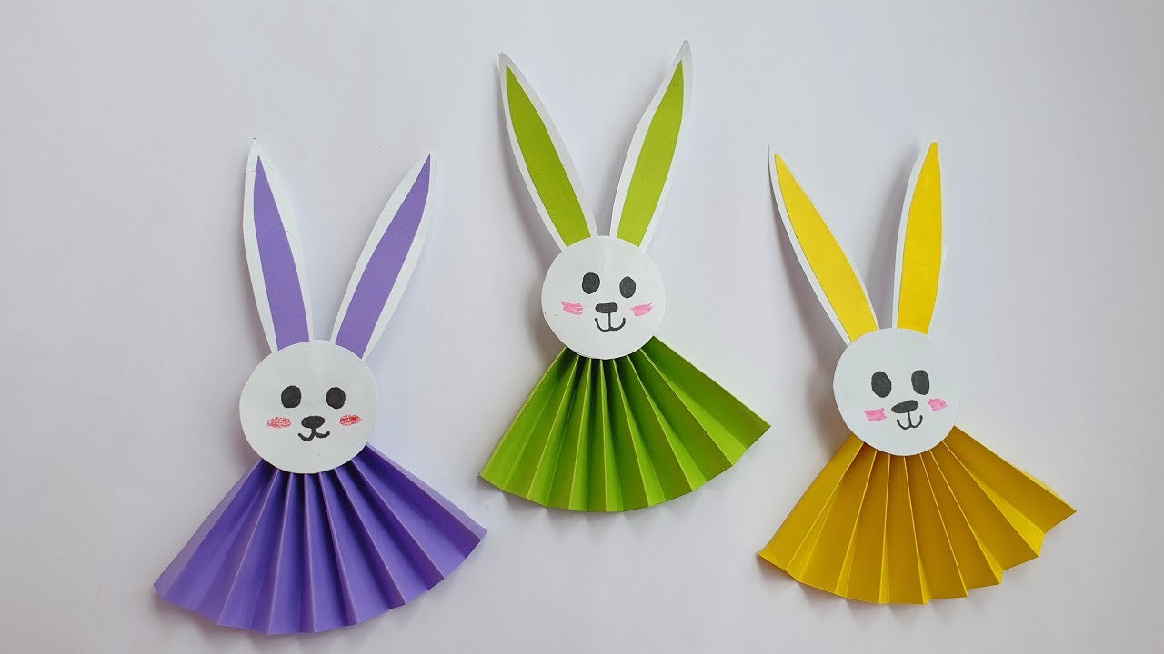 Easter Craft Ideas | Paper Rabbit | DIY paper crafts easy | How to Make Paper Rabbit!!