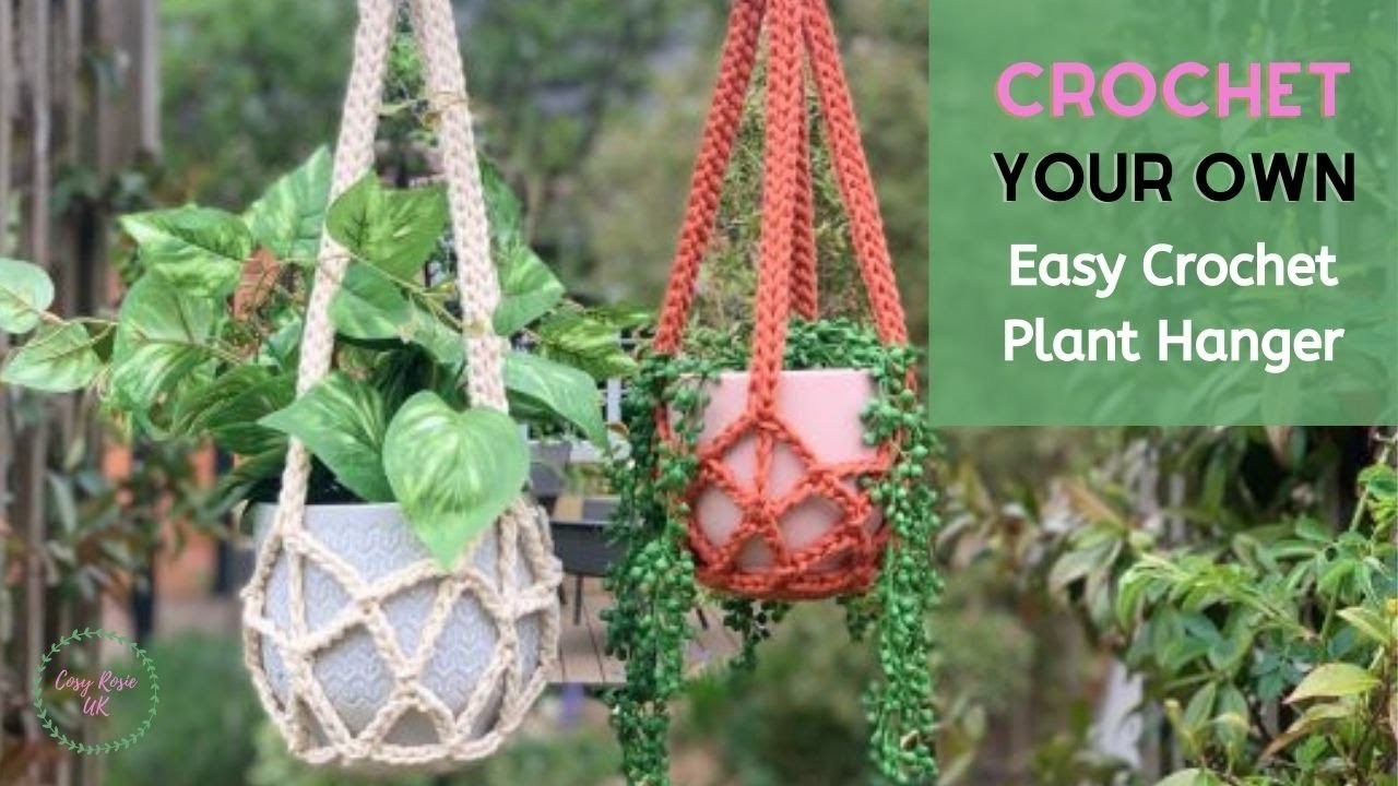 Easy Crochet Plant Hanger Pattern