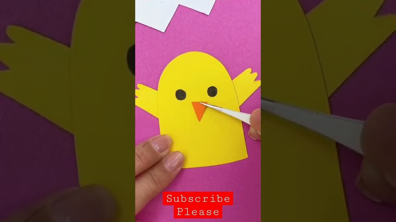 Easy paper crafts #shorts #cutecrafts #howtomake #youtubeshorts #diy #papercraft #paperegg #how