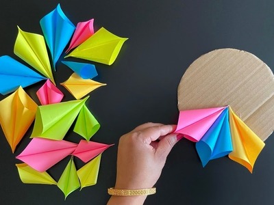 Easy Paper Wall Hanging. Paper Craft For Home Decoration. Paper Wall mate. DIY