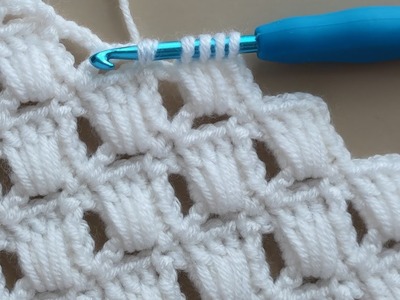 Free & super easy crochet baby blanket pattern for beginners - Trend 3D temperature blanket crochet