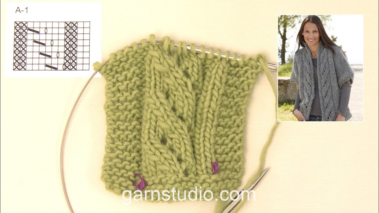 How to knit A.1 in DROPS 140-47