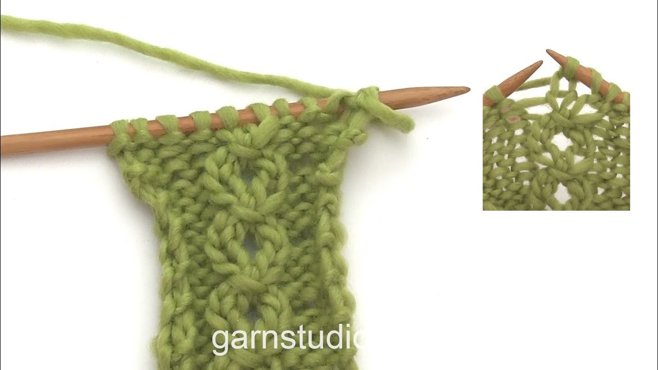 How to knit a small simple cable without using a cable needle (mock cable)
