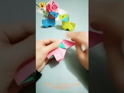 How to make a paper Dog. DIY Paper Crafts #shortvideo