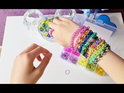 How to make Loom Bracelet with your finger????????????#shorts