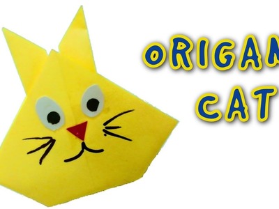 Origami Cat step by step| DIY paper crafts | How to fold an Origami Cat face | Animal Crafts