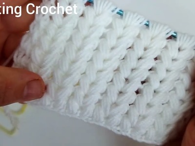 Very easy Tunisian knitting pattern.#knittingcrochet #veryeasytunusiankmittingpattern
