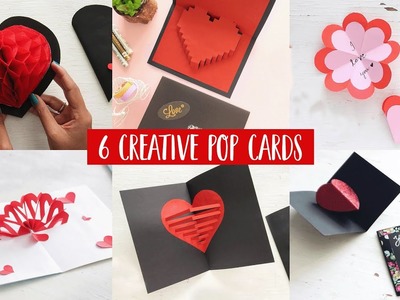 6 Creative Pop Cards | DIY Pop Cards | DIY Creative Cards | Paper Crafts | @VENTUNO ART