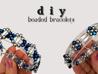 Beaded jewelry. How to make beaded bracelets. very easy tutorial