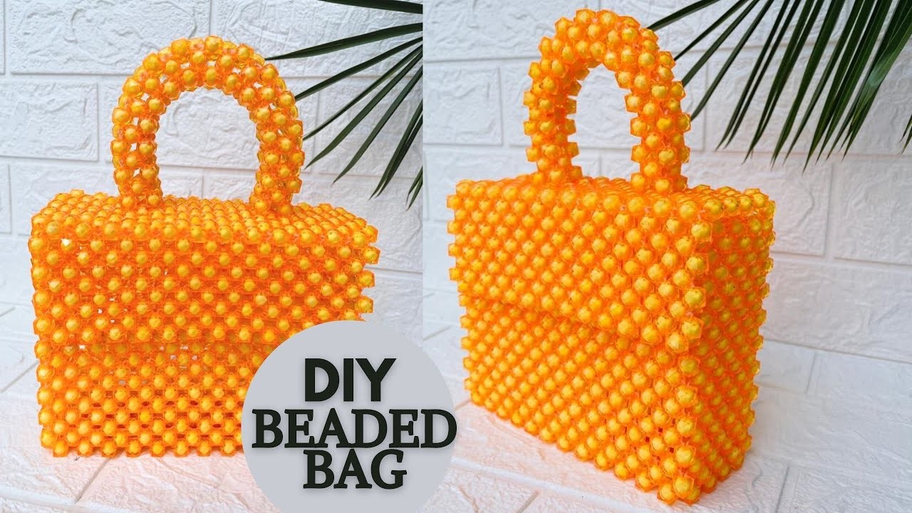 DIY || HOW TO MAKE BOX BEADED BAG  || BEADED BAG TUTORIAL || Nolo Matlakale