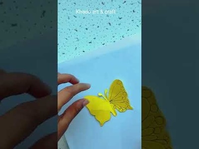 Diy Make butterfly With Paper #shorts #youtubeshorts #diy #trending #
