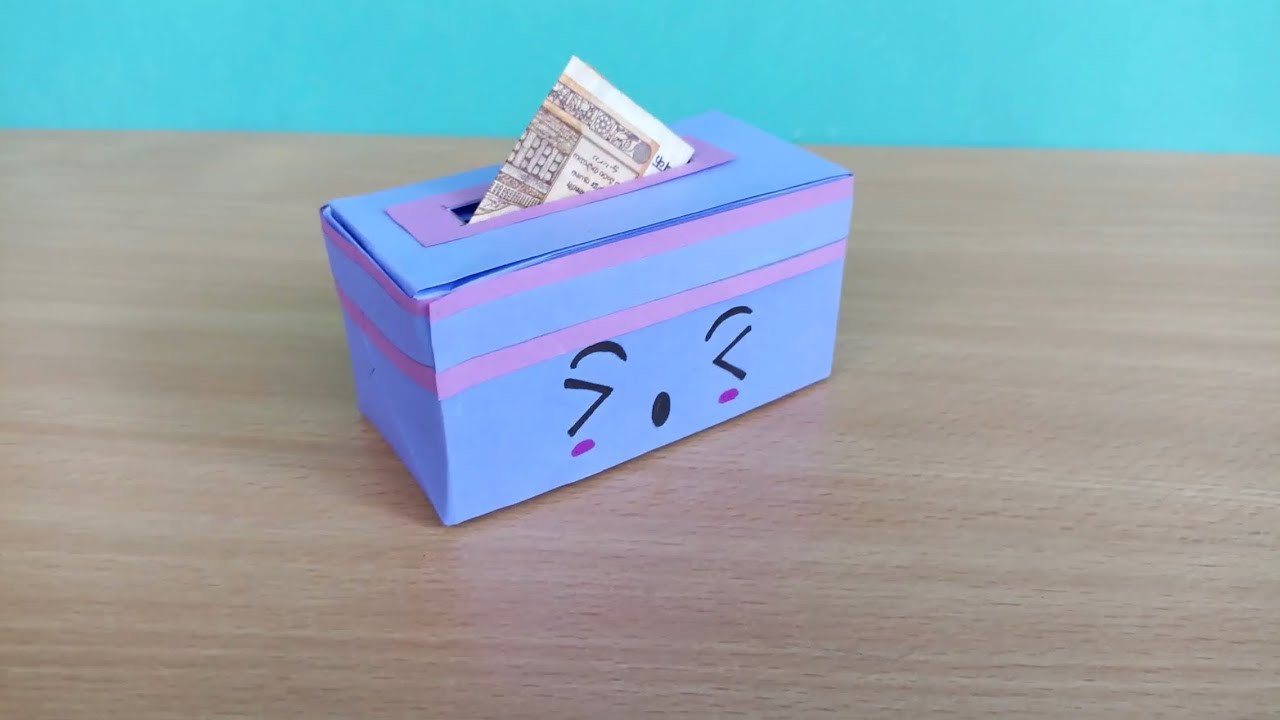 DIY - Paper Coin Box | Paper Money Box | Paper Money Bank