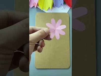 Easy paper flower craft #shorts #crafts #trending #Handicraft #diy #homemade