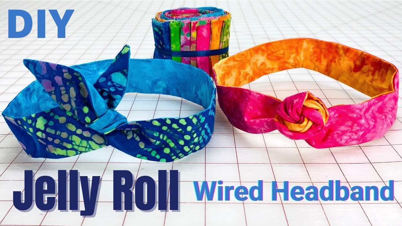 How to Make a Headband with Wire   Jelly Roll Easy DIY- Sew to Sell Hairband