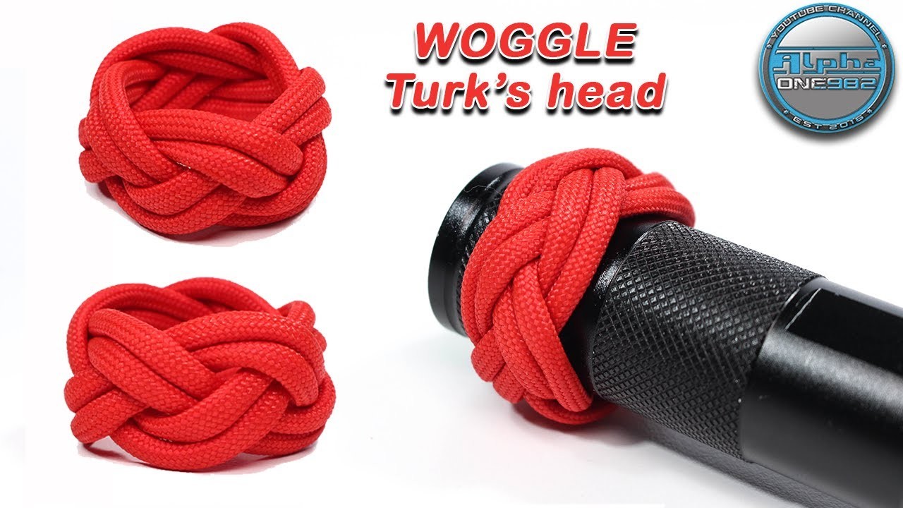How to Make a Paracord Woggle Paracord Knots Tutorial Turk's Head Knot DIY