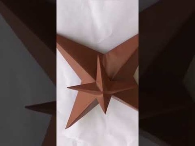 How To Make Paper Star. Cut Perfect Star. DIY Origami Star #paperstar #star #origami #diy #short
