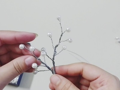 Pearl tree tutorial || how to make a tree with pearl. beads tree. diy