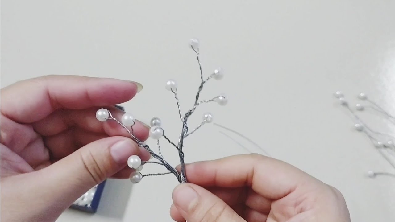 Pearl tree tutorial || how to make a tree with pearl. beads tree. diy