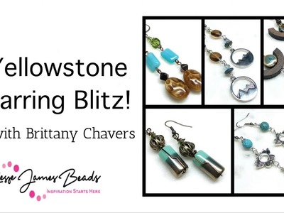 Yellowstone Earring Blitz Tutorial Featuring @Jesse James Beads! Make 5 Pairs of Earrings!