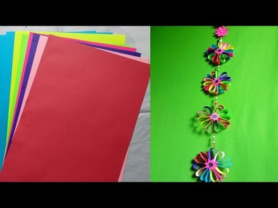 Beautiful and Easy paper flower wall Hanging || wall decor ideas Paper craft || Lila Crafts