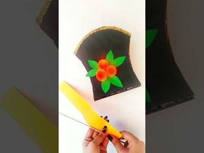 Beautiful Handbag Paper Craft || Black paper Craft || Shorts
