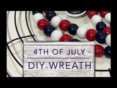 DIY 4th of July wreath