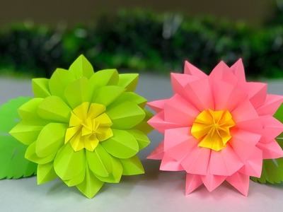Flower Making With Paper | Paper Flower | Paper Flower Making | Paper Craft | Easy Flower Making
