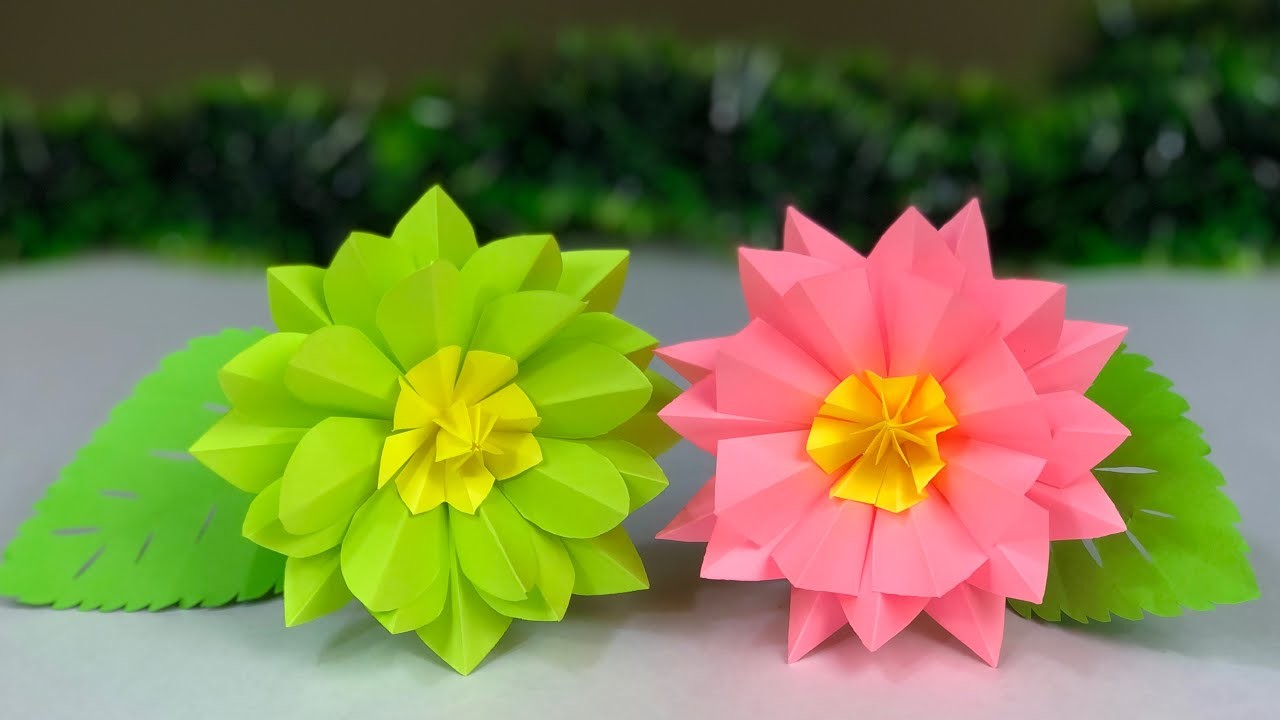 Flower Making With Paper | Paper Flower | Paper Flower Making | Paper Craft | Easy Flower Making