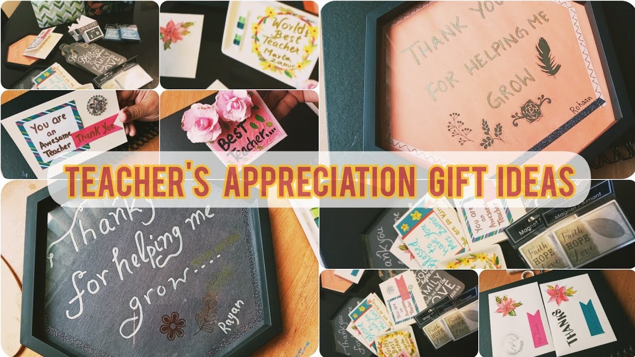 For my kids' Teachers ||  Teachers' Appreciation Week DIY || End of the Year Gifts