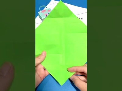 Hand Bag Origami Paper Craft idea ????