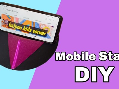 Orgami Mobile Stand.How to make paper phone stand.Phone stand Diy