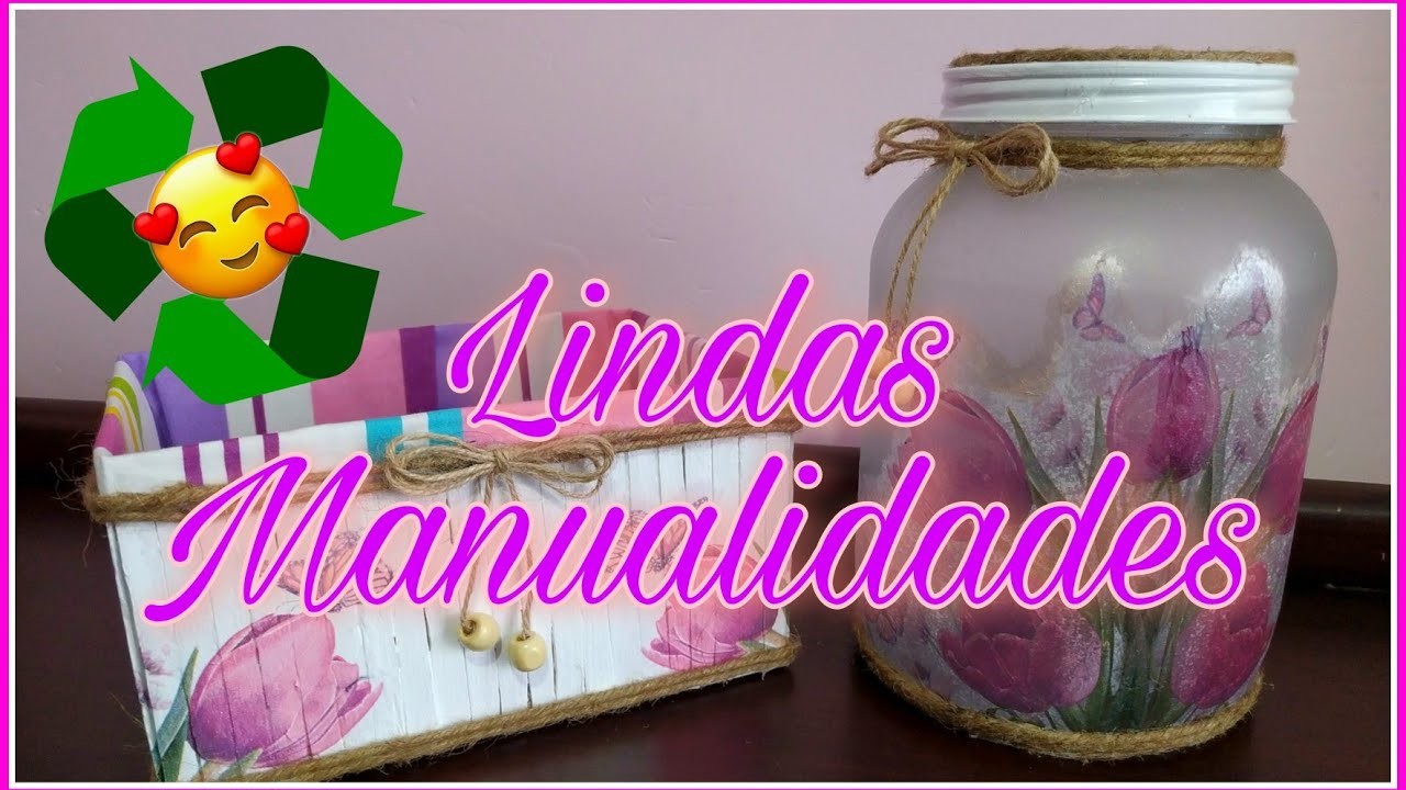 ♻️ 2 BONITAS MANUALIDADES PARA ORGANIZAR- MANUALIDADES CON RECICLAJE -Crafts with Recycling
