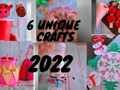 6 Unique Crafts from paper 2022 || DIY Origami Crafts 2022