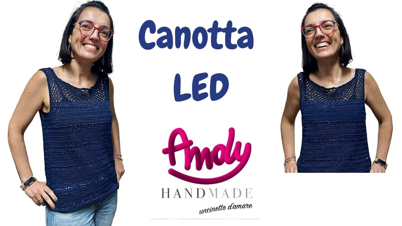 Canotta LED   Andy Handmade Uncinetto Facile