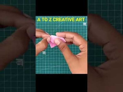 DIY Origami Kusudama Ball Paper Craft #shorts #youtubeshorts#ytstudio #shortsvideo#atozcreativeart