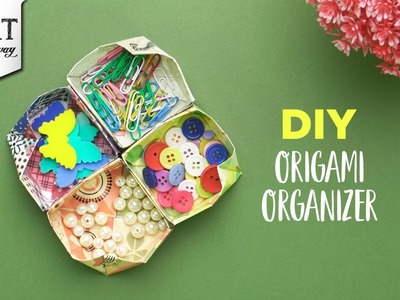 DIY Origami Organizer | How to make Easy DIY Organizer crafts | Origami Crafts |@VENTUNO ART