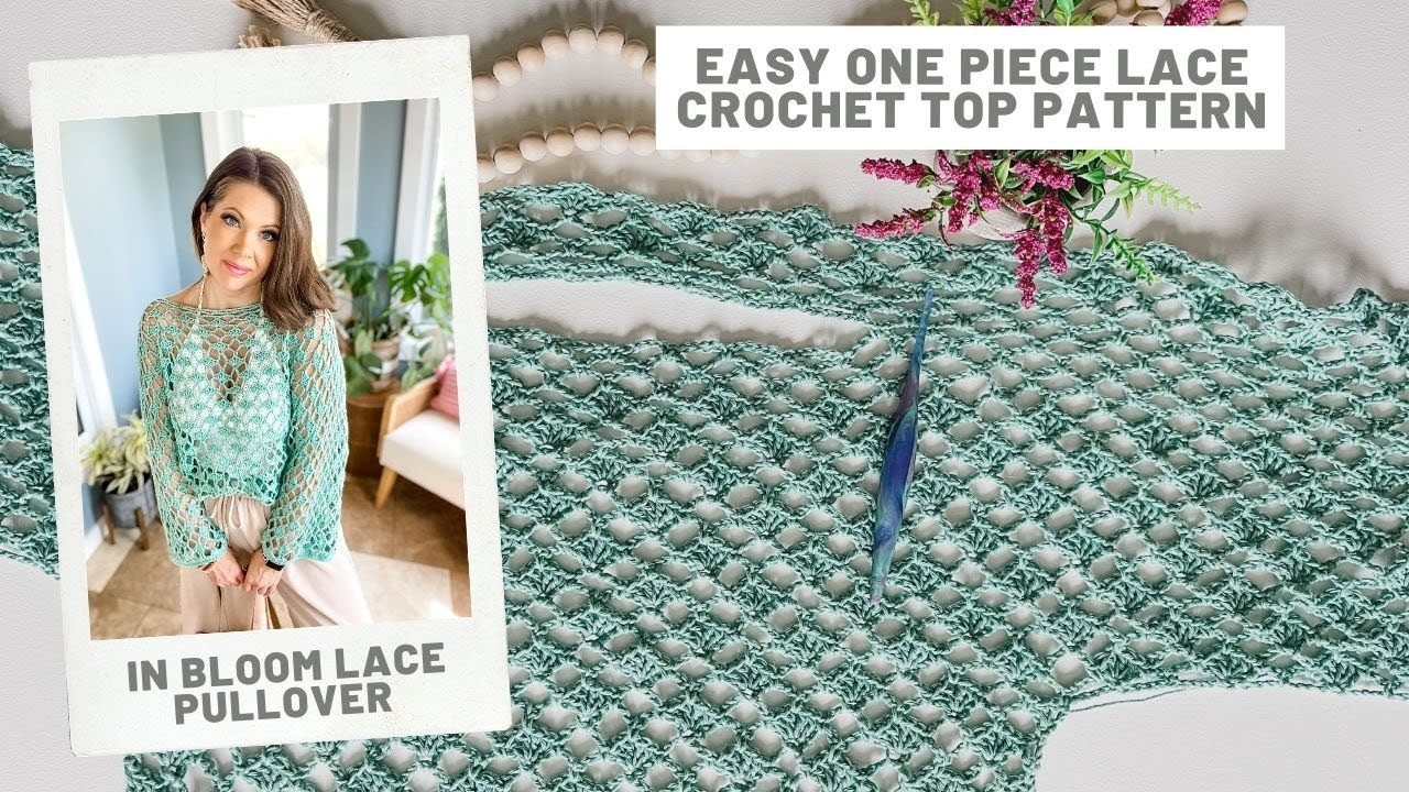 Easy One Piece Lace Crochet Top Pattern
